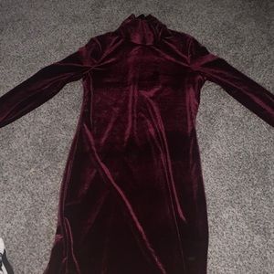 real velvet red dress